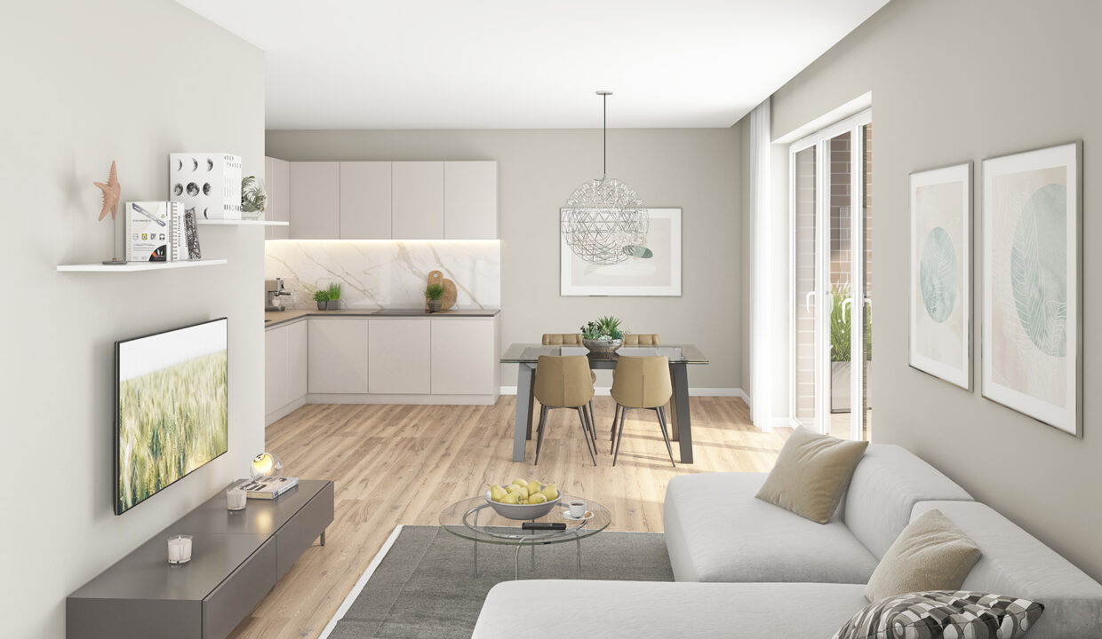 Illustration Wohnen-Essen