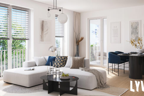 Visualisierung 2 Zimmer ETW