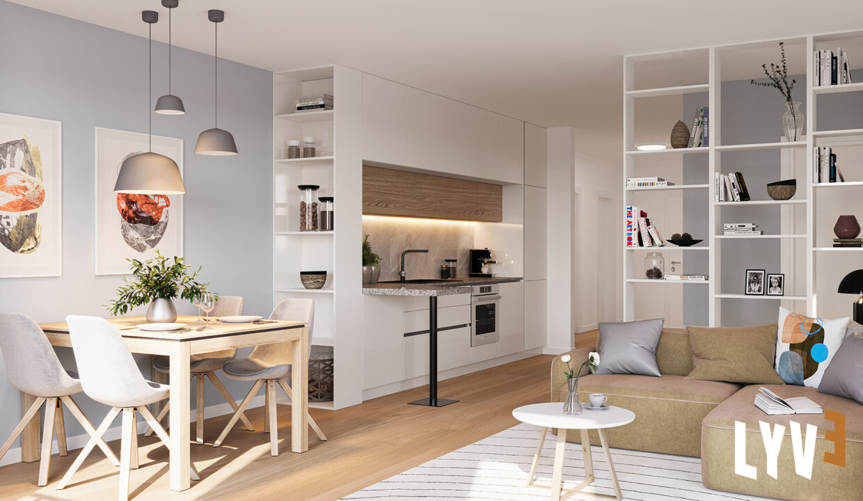 Visualisierung 3 Zimmer