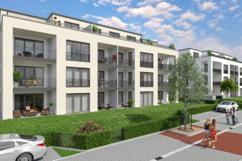 Visualisierung Gartenansicht