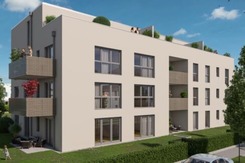 Illustration Gartenansicht