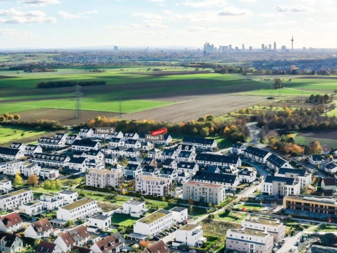 Luftbild Richtung Frankfurt