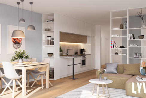 Visualisierung 3 Zimmer