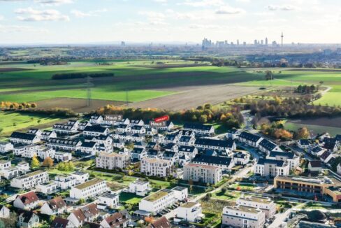 Luftbild Richtung Frankfurt