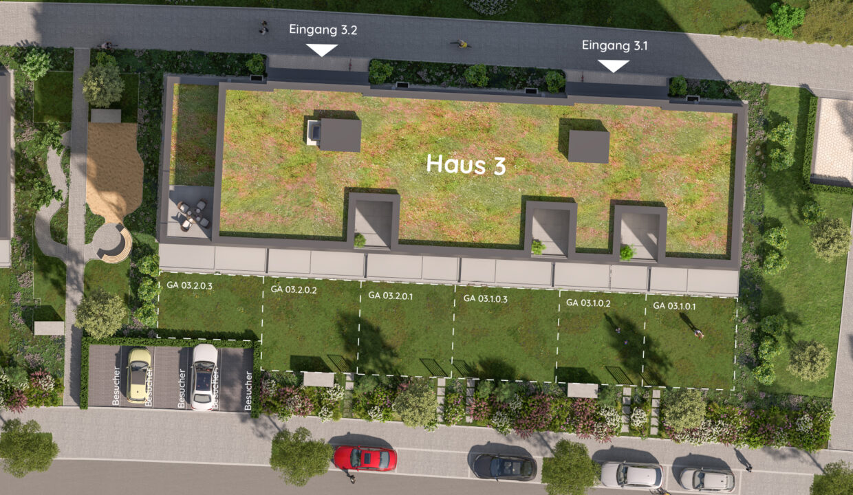 Ansicht Freiflächenplan