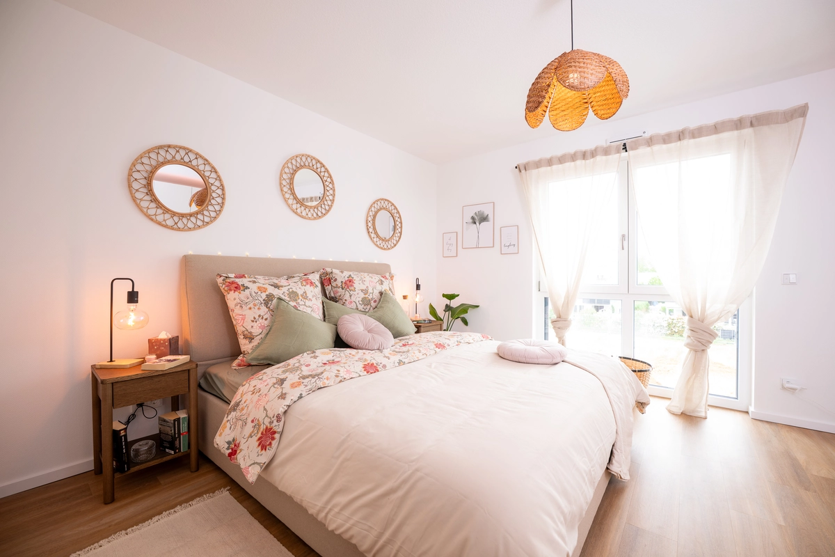 Einrichtungsbeispiel Schlafzimmer